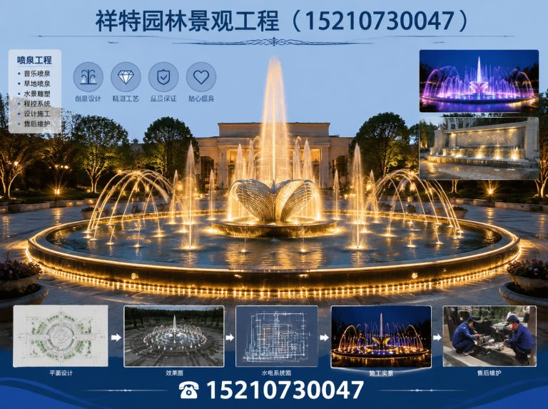 阜平县音乐喷泉展示图